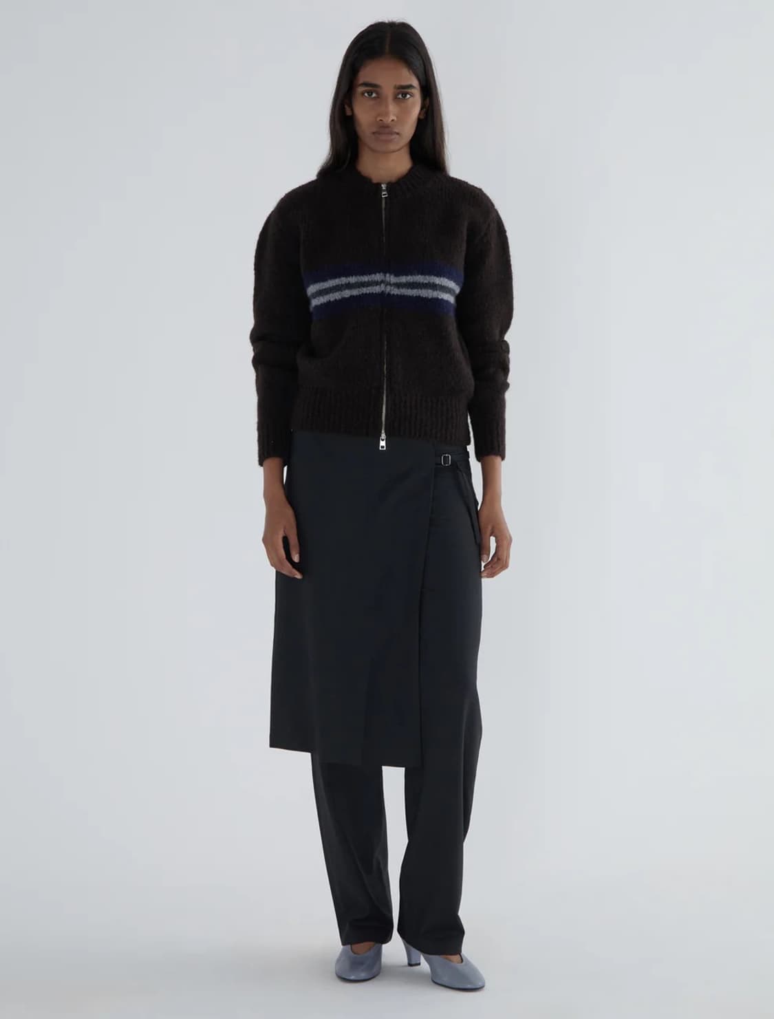 [S,M]팔로마울 Penalti 가디건/브라운 상품이미지4