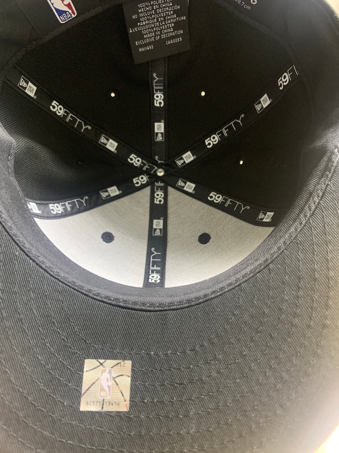 NBA LA 레이커스 59FIFTY 베이직 사이즈캡 블랙 상품이미지4