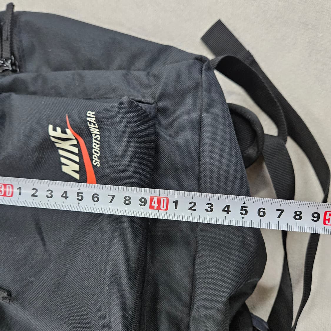 [실측확인] 나이키 블랙 백팩 스포티 가방 0116Y1 상품이미지6