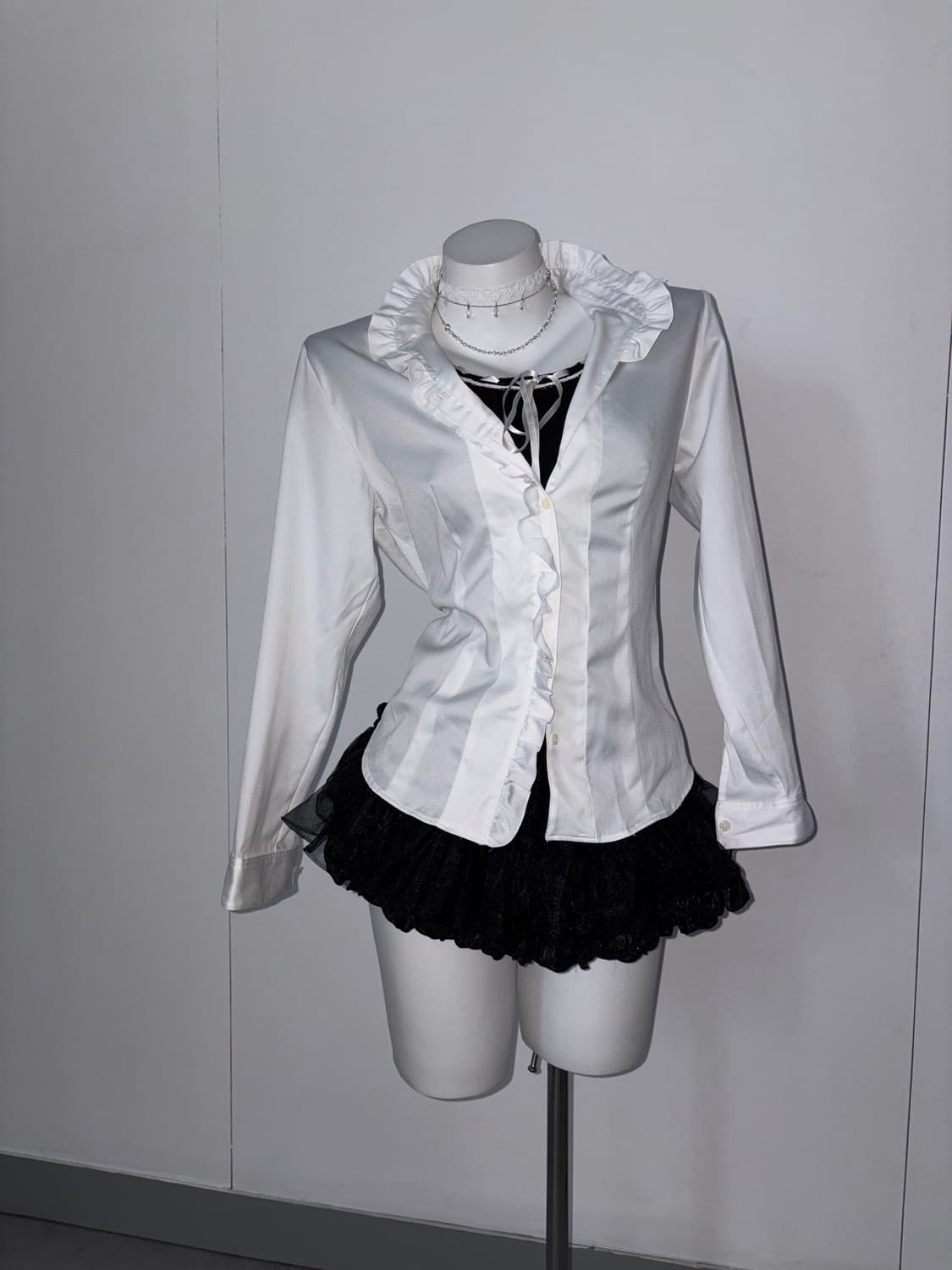 로맨틱고스 공겜여주 프릴 3피스 세트 상품이미지3