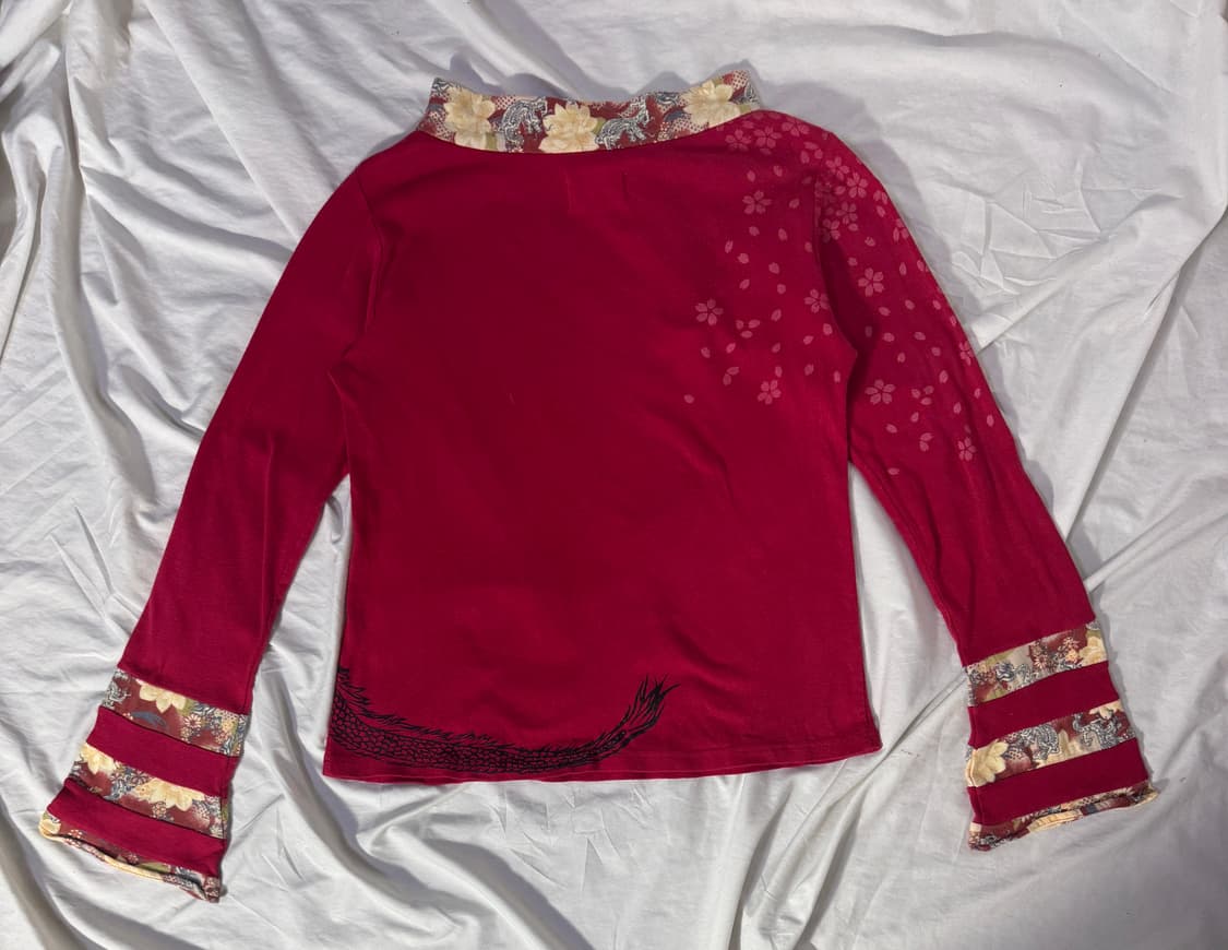 gouk 오리엔탈 롱슬리브 y2k 오즈온  상품이미지5