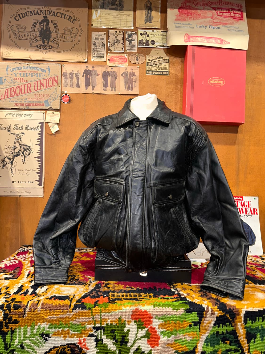 ( XL-2XL ) 가죽자켓 봄버자켓 레더자켓 a2가죽 오버핏가죽 상품이미지3