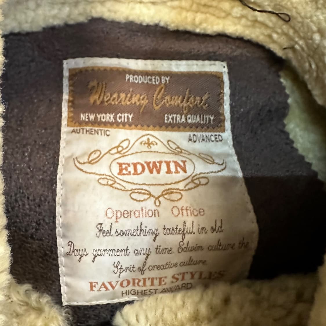 에드윈 웨스턴 무스탕 자켓 상품이미지6