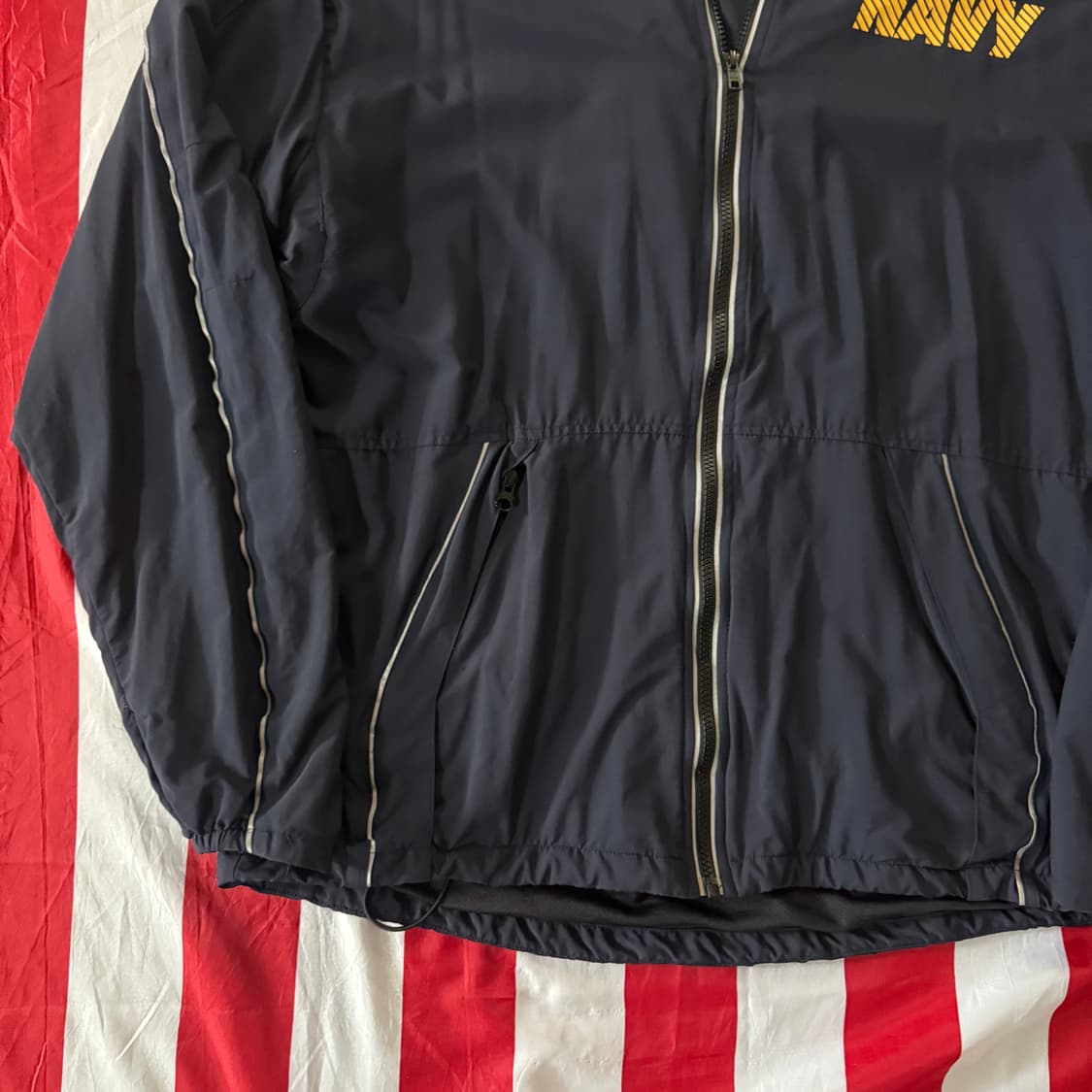 [M] 밀리터리 미 해군 NAVY 바람막이 러닝 자켓 -5 상품이미지2