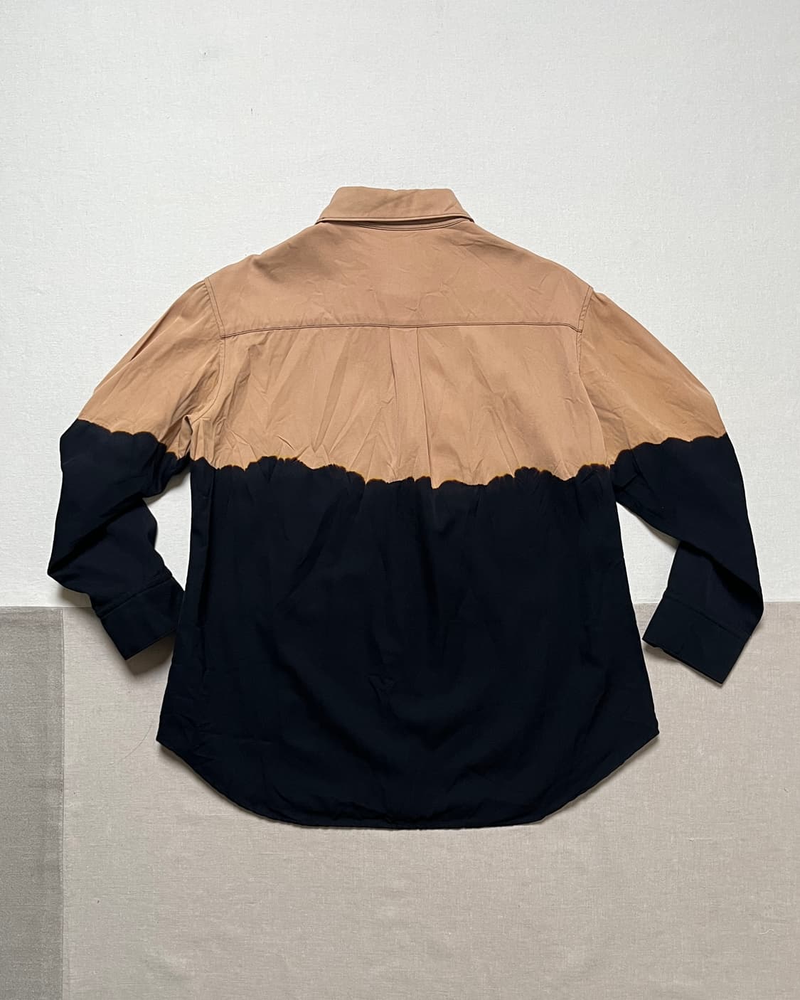 요지야마모토 투톤 다잉 울 셔츠 Y’s yohji yamamoto 상품이미지2