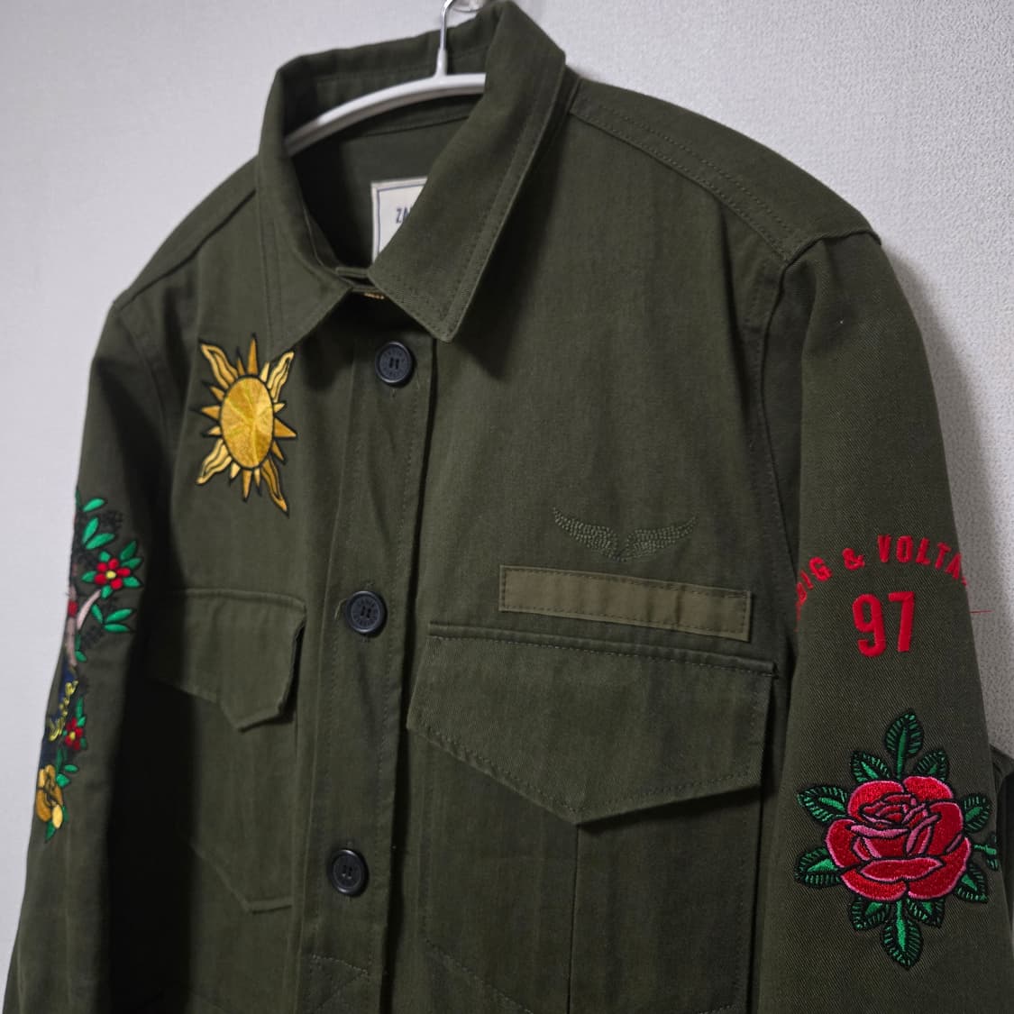 쟈딕앤볼테르 코튼 와펜 자켓 /여성 자켓/ 여자 자켓  상품이미지5