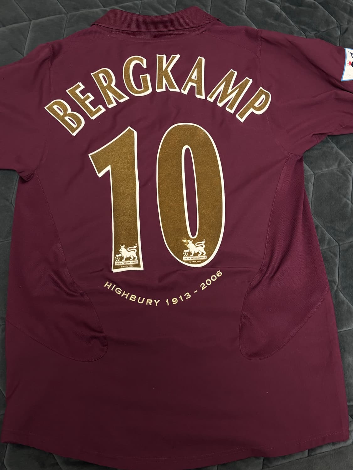 아스날 05-06 하이버리 베르캄프 유니폼(사이즈 M) 상품이미지2