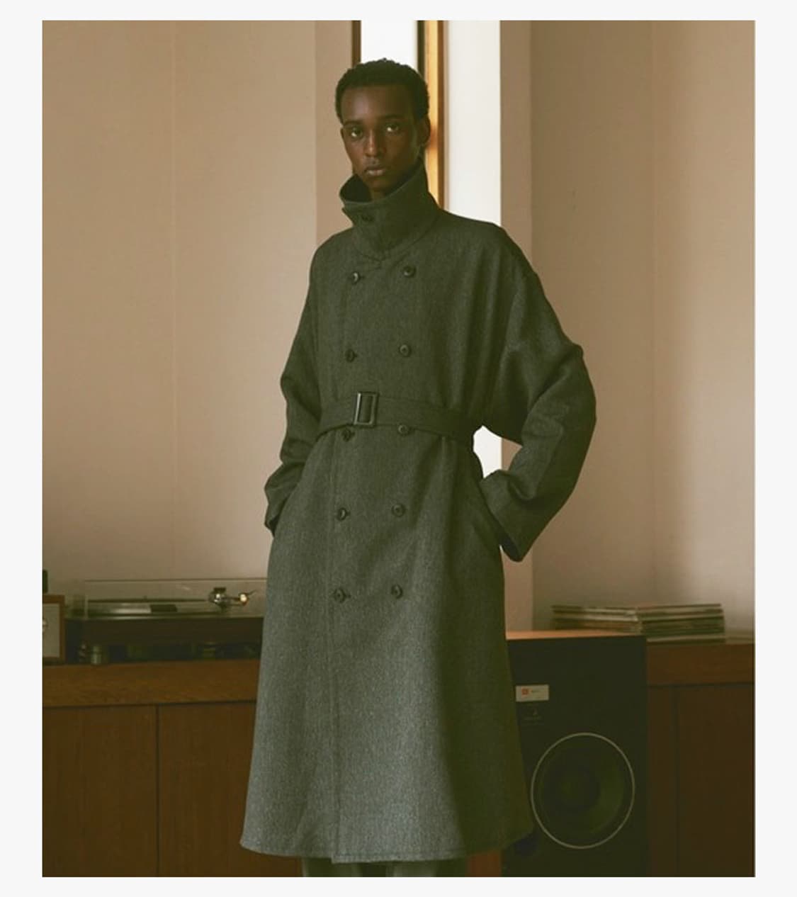 SOERTE - DOUBLE BRESTEAD COAT 상품이미지5