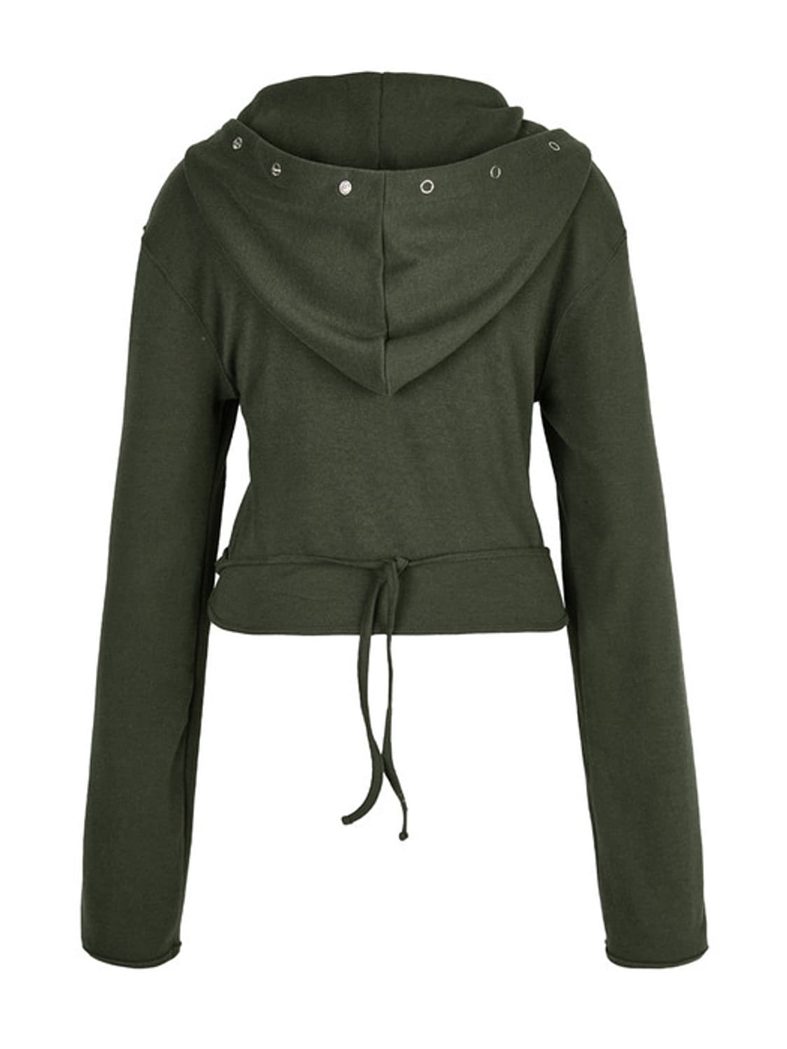 세릭 WRAP HOOD CARDIGAN 랩 후드 가디건 카키 상품이미지2