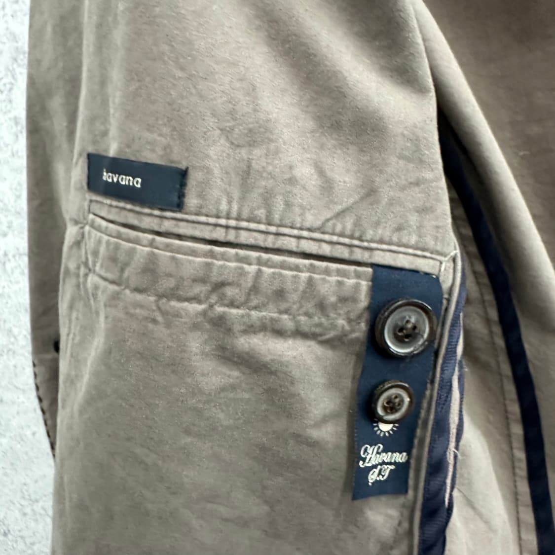 100 하바나 C.P 남자 3버튼 블레이져 자켓  상품이미지4