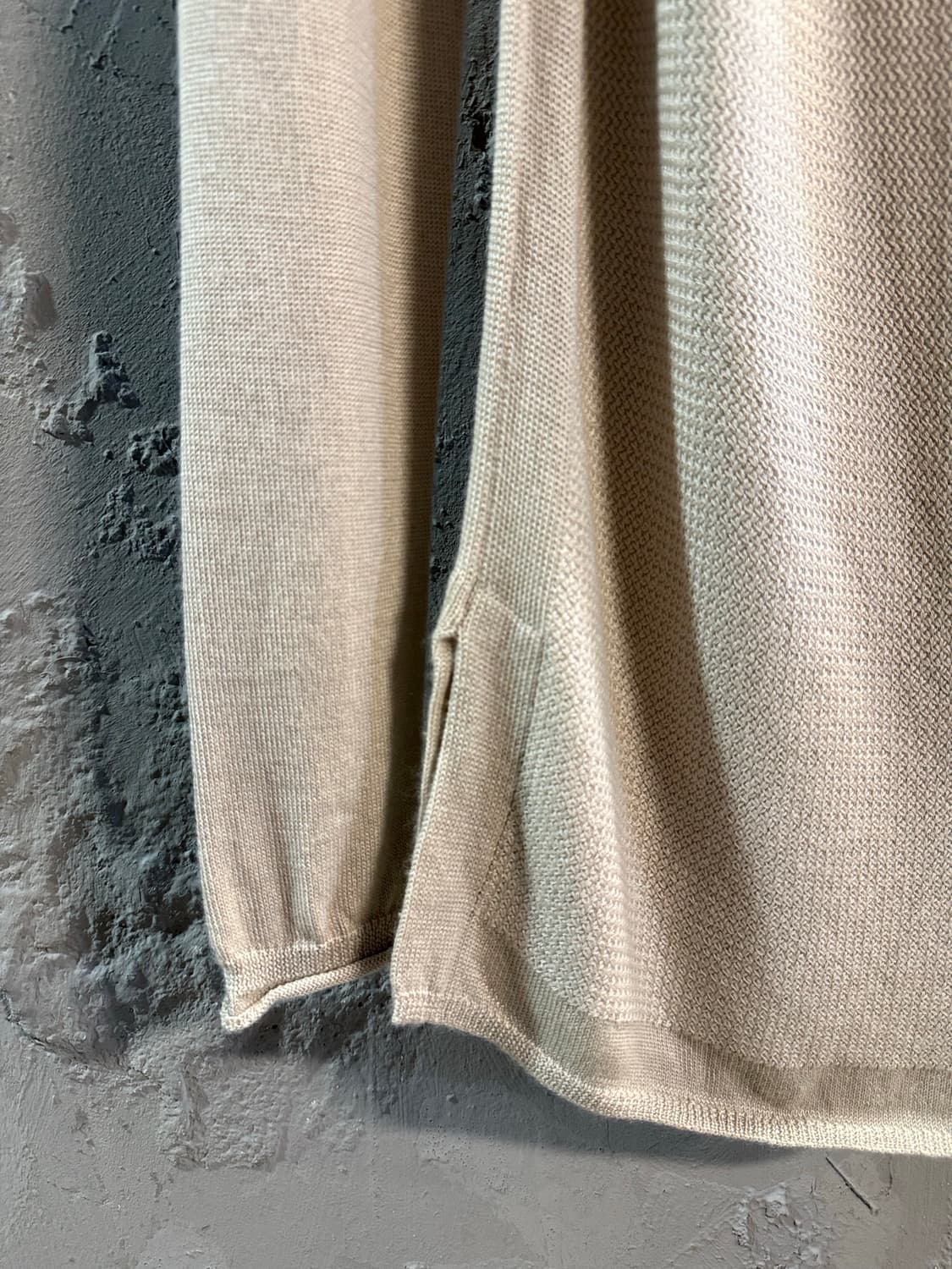 M 로로피아나 LORO PIANA 캐시미어 실크 니트 크림 상품이미지2