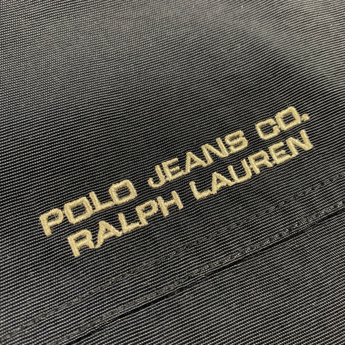 폴로 진스 자수로고 나일론쉘 2way 집업 자켓 블랙 상품이미지4