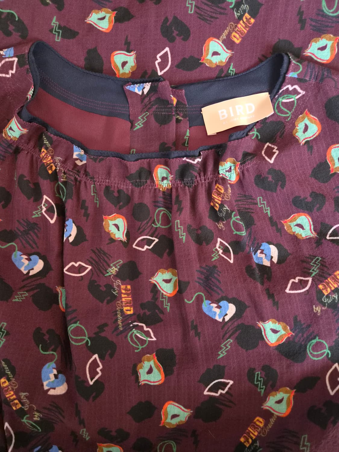  Bird 여성 패턴쉬폰원피스 82-94-160 상품이미지8