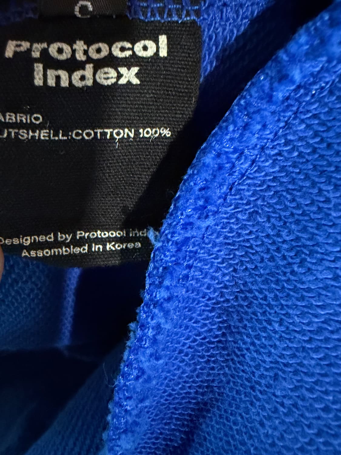 Protocol Index 블루 트랙 자켓 3 상품이미지8