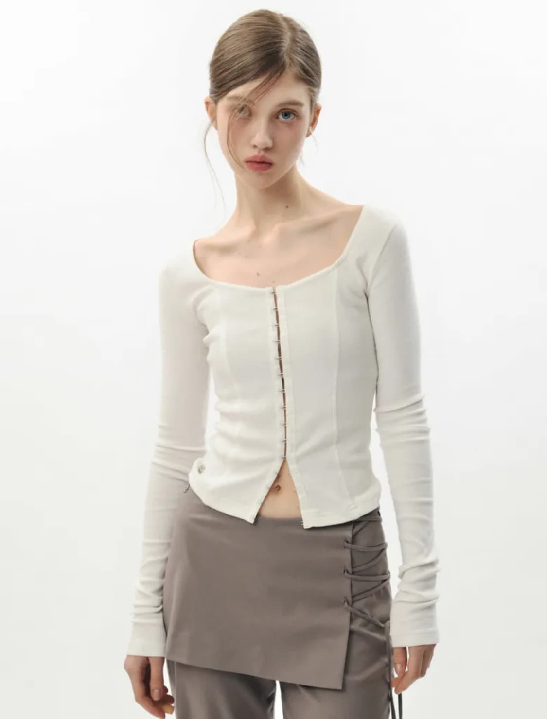 페인오어플레져 RIRI TOP 그레이 상품이미지3