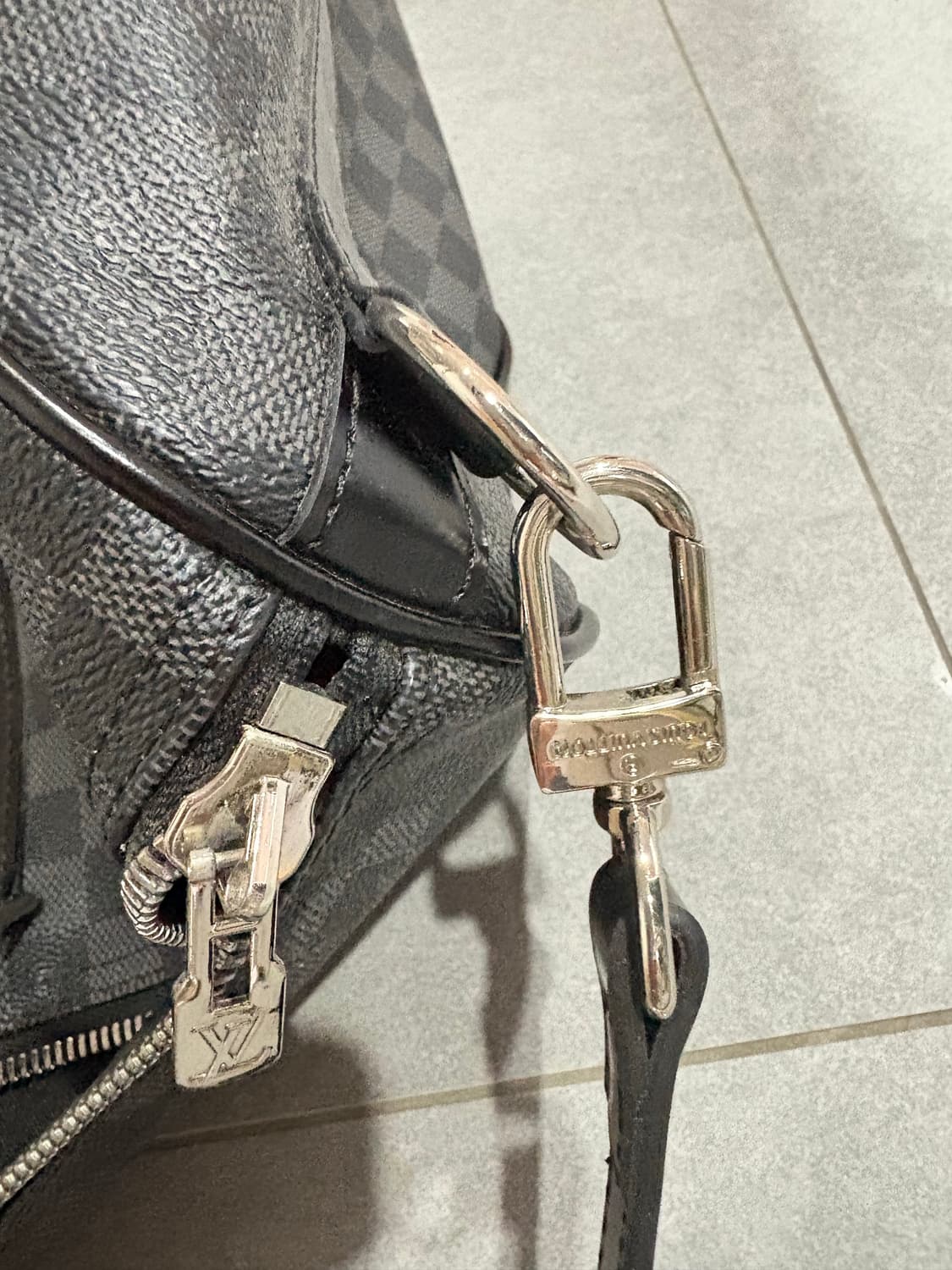 빈티지 다미에 스타일 보스턴백 (동묘구매) 상품이미지2