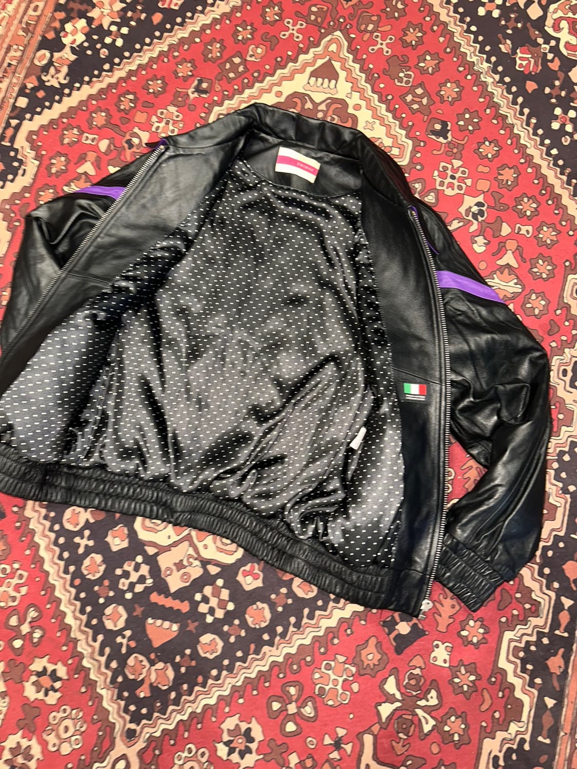 ( L ) 봄버자켓 가죽자켓 레더자켓 이태리가죽 항공점퍼 빈티지가죽 상품이미지4