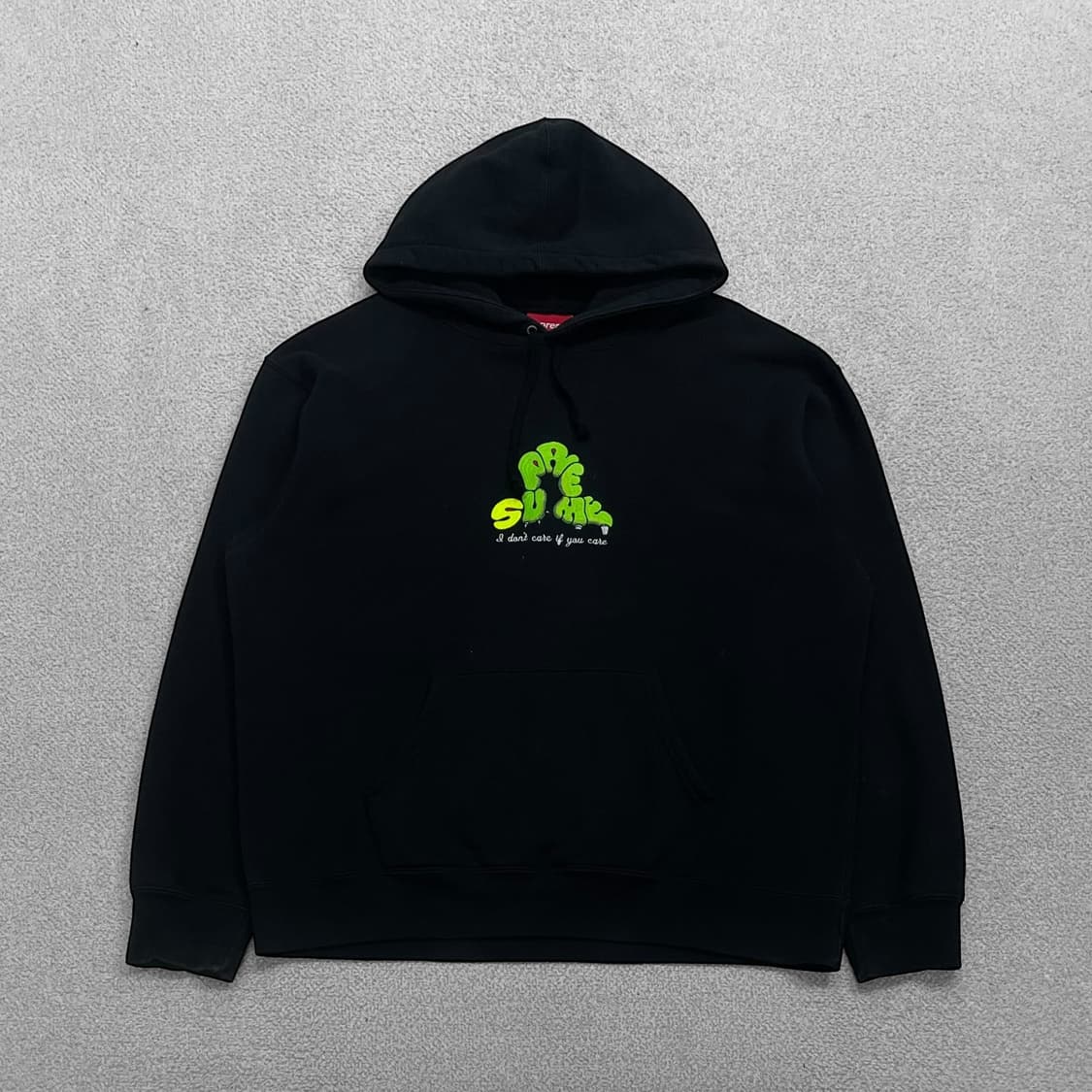 슈프림 Supreme 21ss 돈 케어 후드티 블랙 상품이미지1