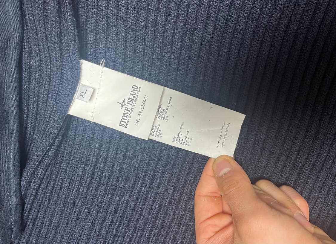 스톤아일랜드 니트 후드집업 Xl 상품이미지5