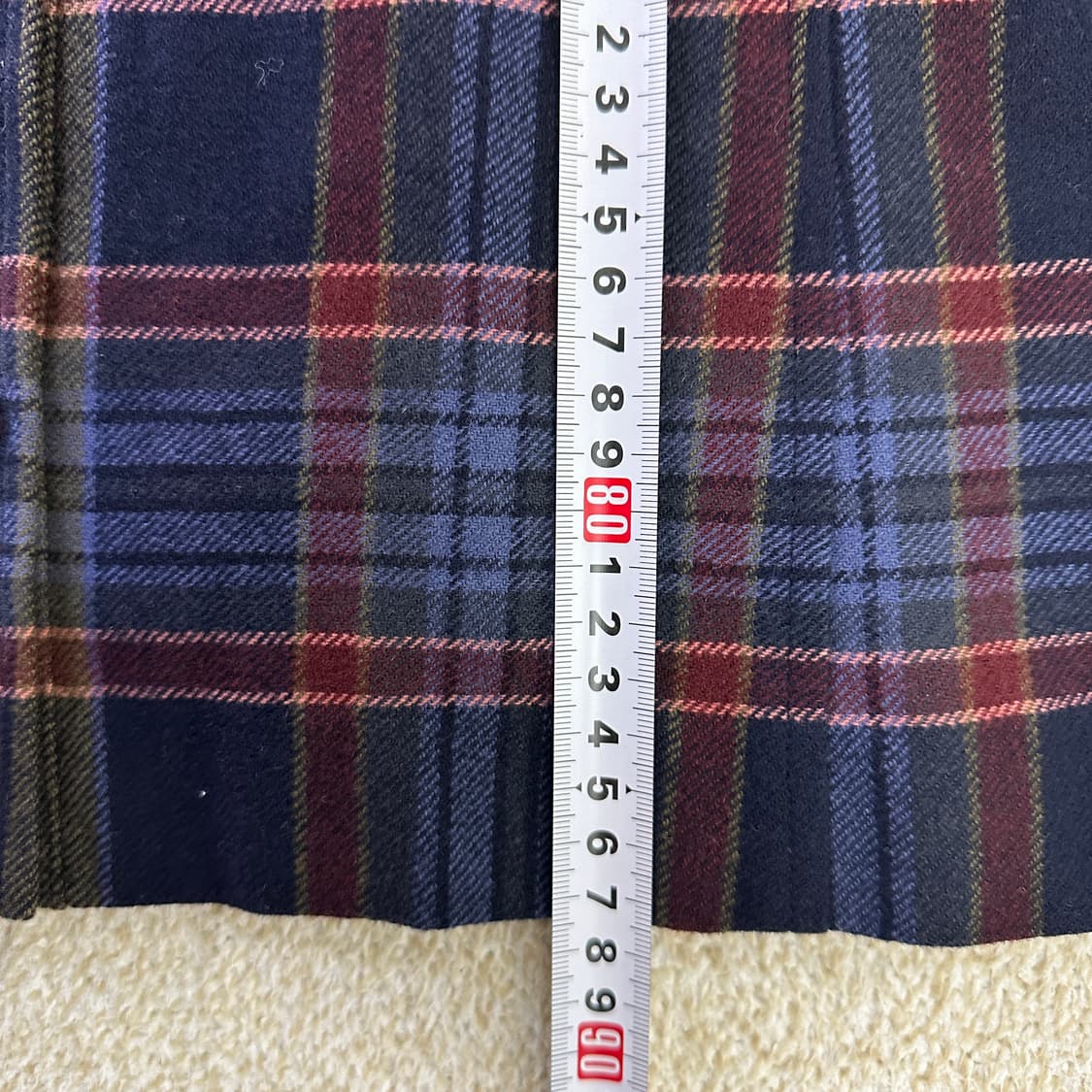 85-160 헤지스 체크 패턴 원피스 0323D 상품이미지6