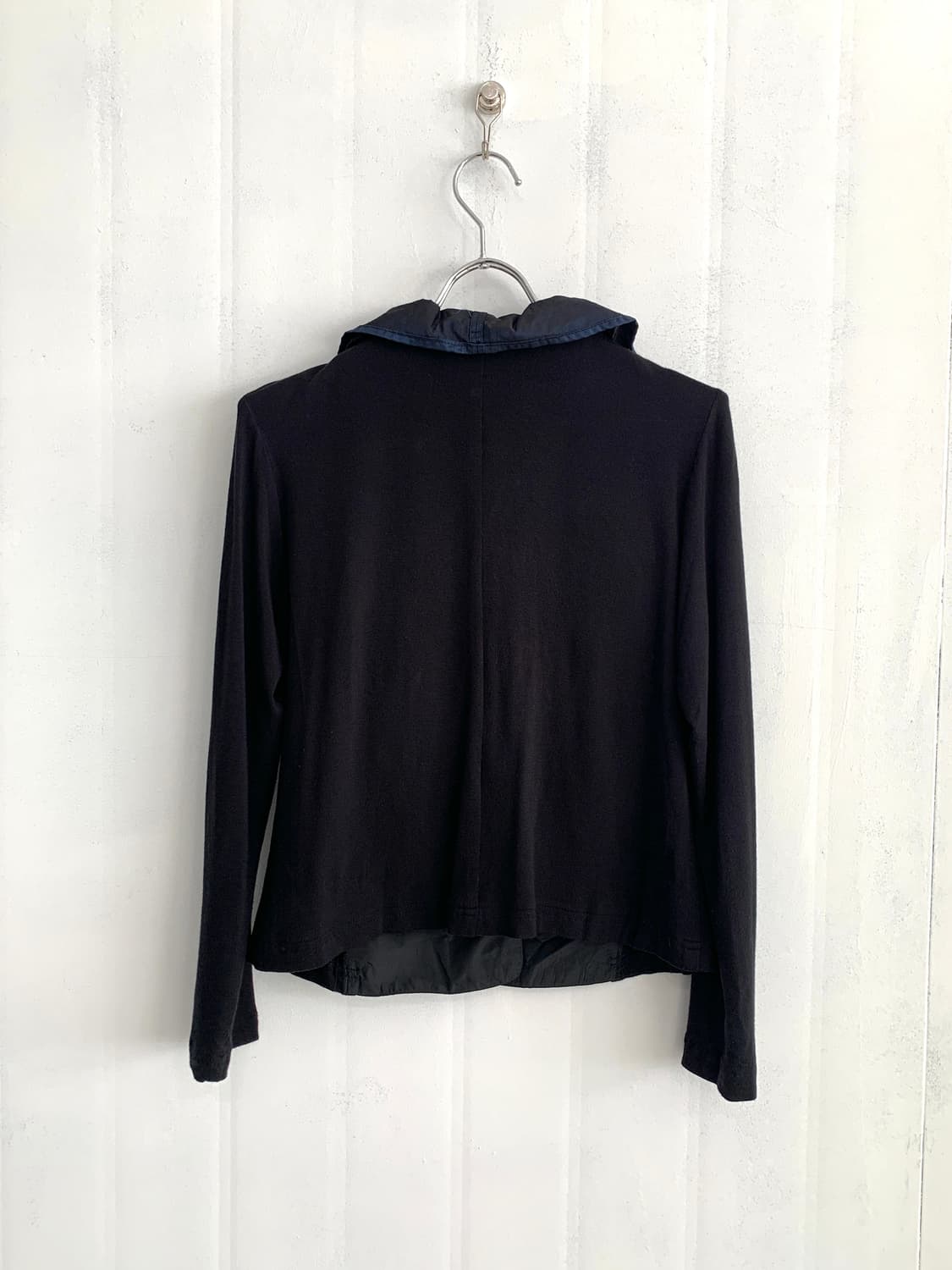 Black & Midnight Navy Ruched Jacket 상품이미지3