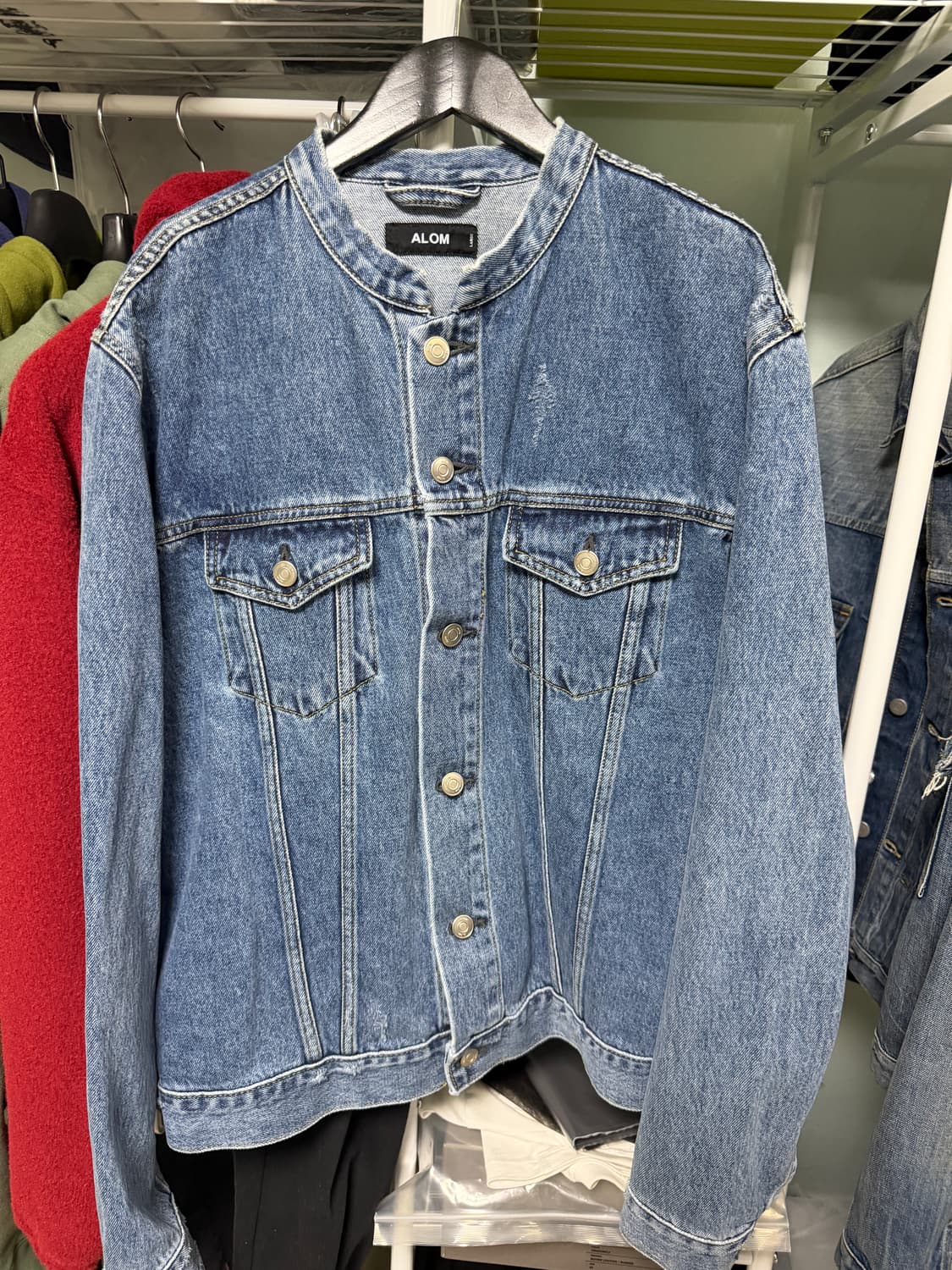 차이나카라 데님자켓(L) 상품이미지3