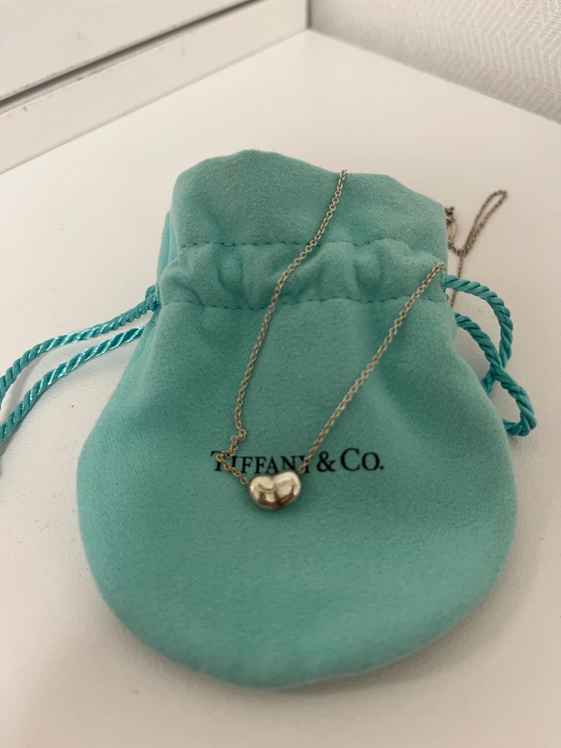 티파니앤코 빈 디자인 펜던트 9mm 네크리스 상품이미지3