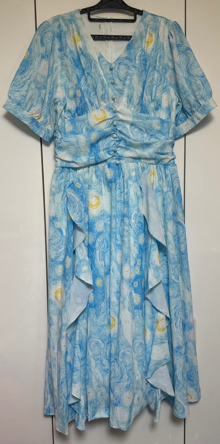 빈센트 반 고흐 별이 빛나는 밤 원피스 상품이미지2