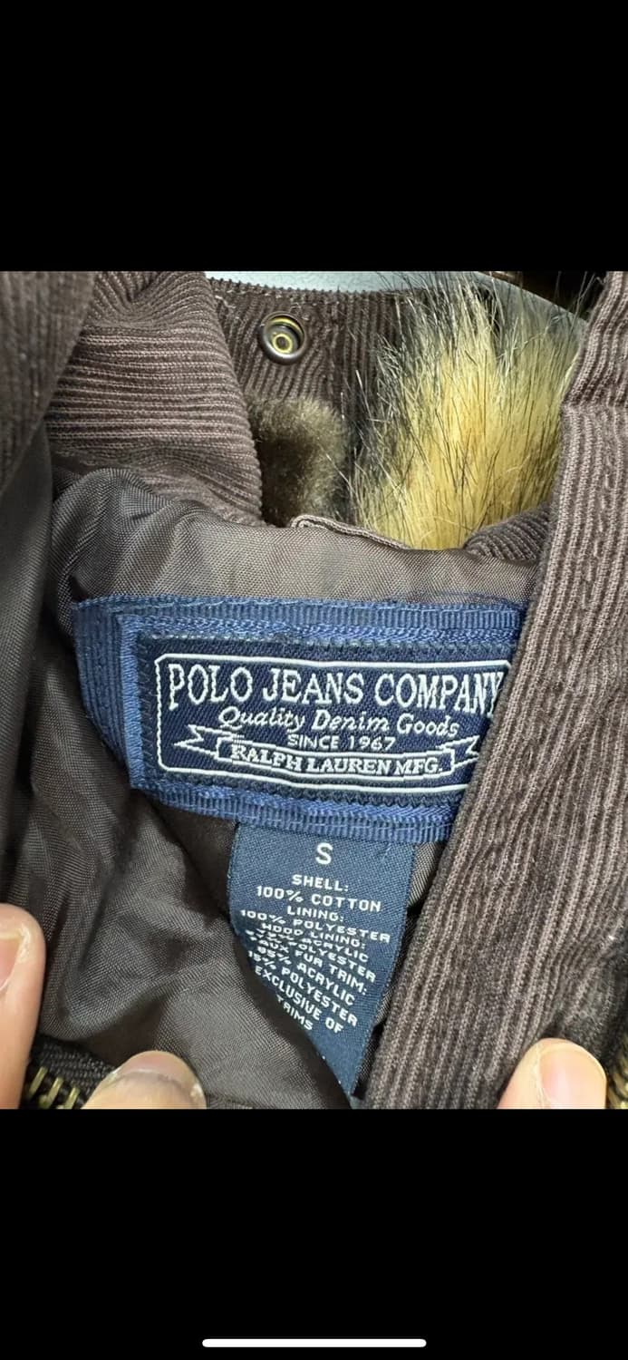 폴로진스컴퍼니 코듀로이 패딩 베스트 (퍼 탈부착 가능) H1589 상품이미지9