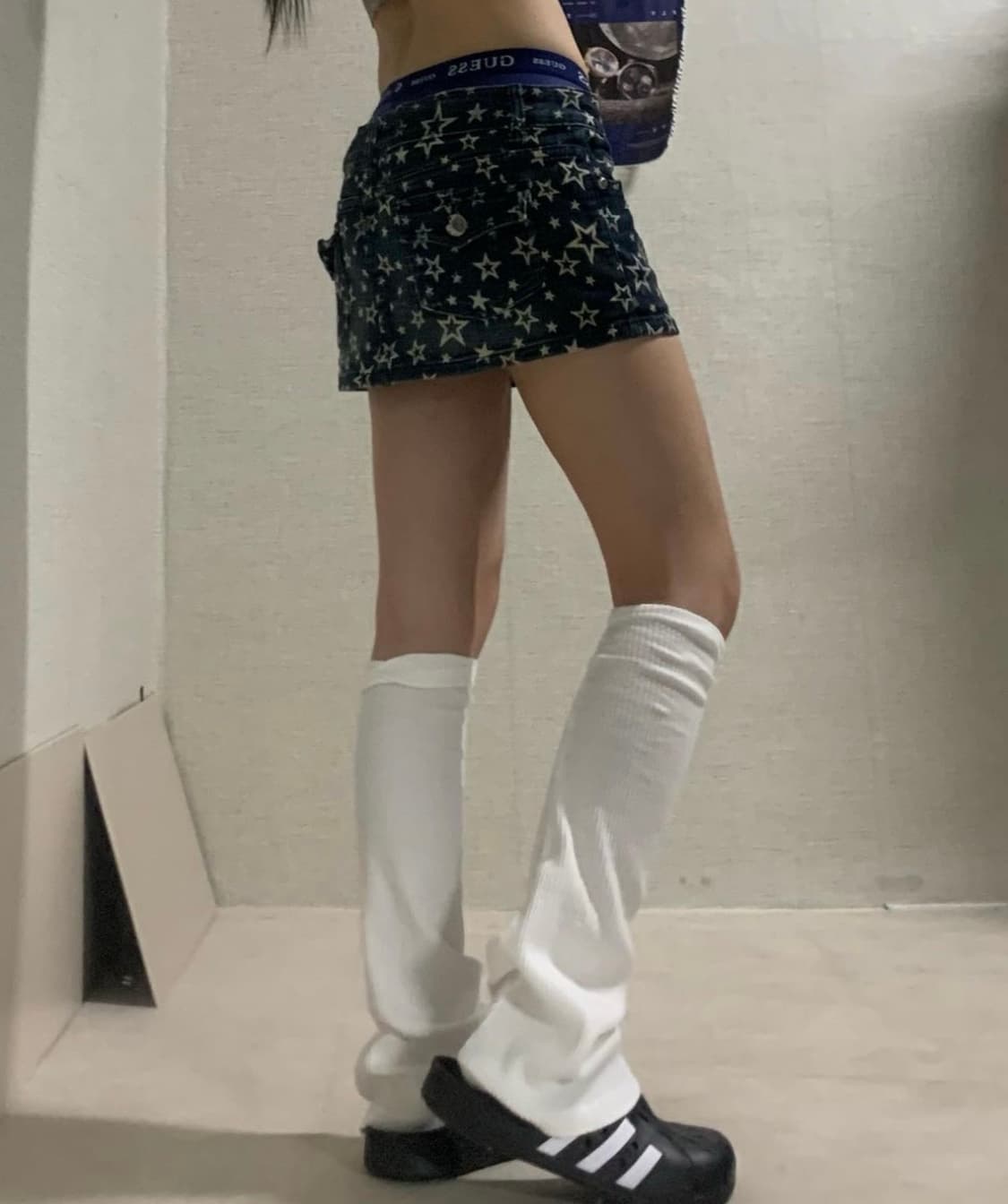 Vintage star denim mini skirt 상품이미지4