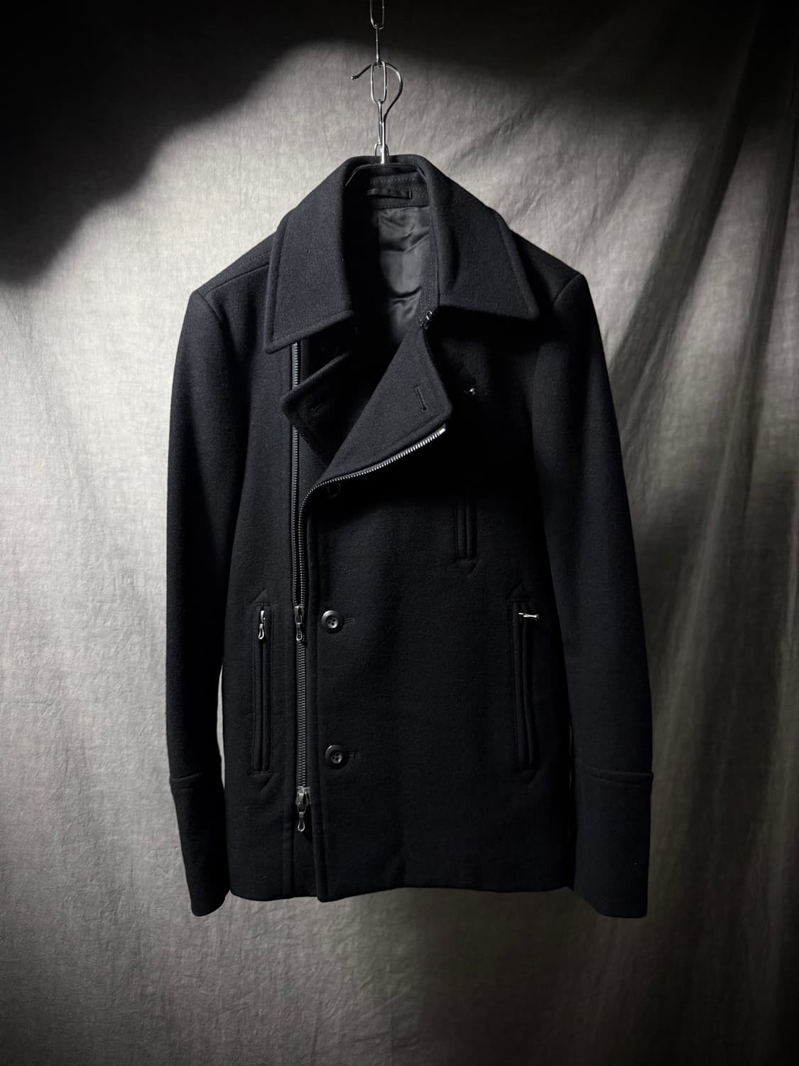 ATTACHMENT Asymmetric Wool Coat  상품이미지5