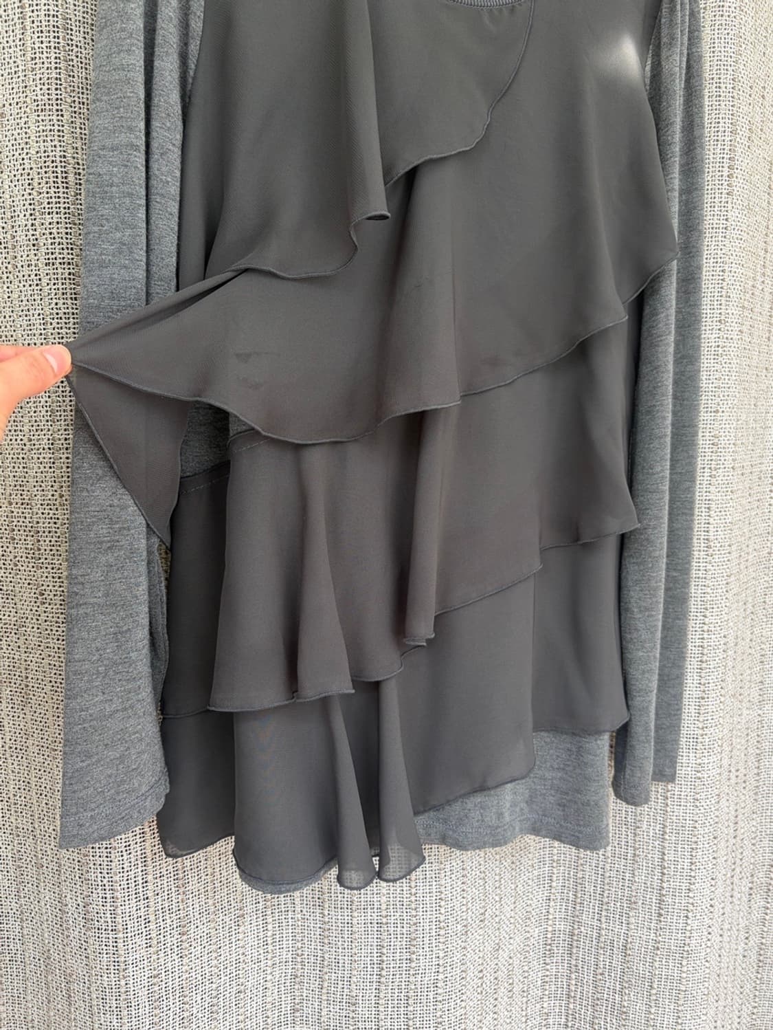 ruffle long sleeve top 상품이미지8