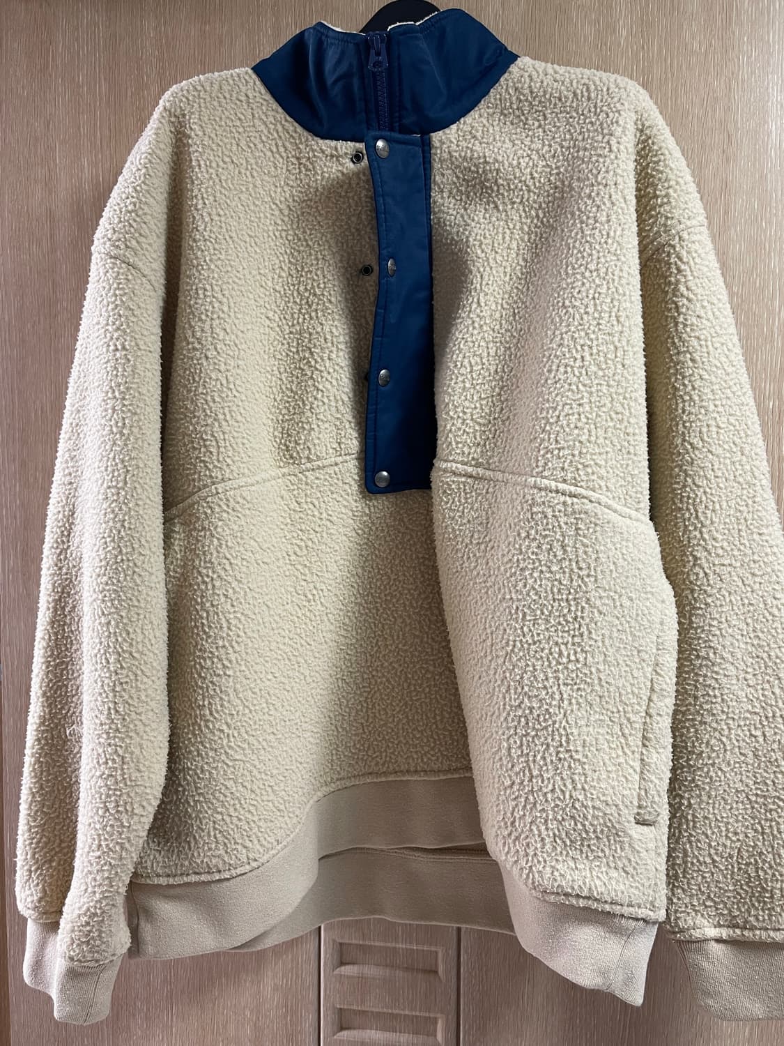 카키스 캠퍼 풀오버 반집업 플리스 상품이미지1