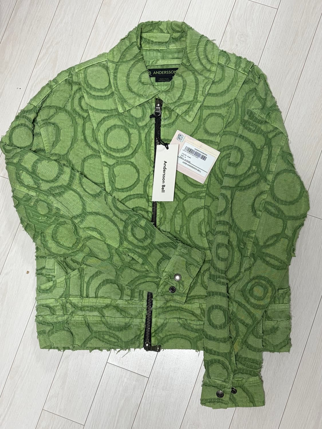 (새상품) 앤더슨벨 그린 자켓 M 상품이미지1