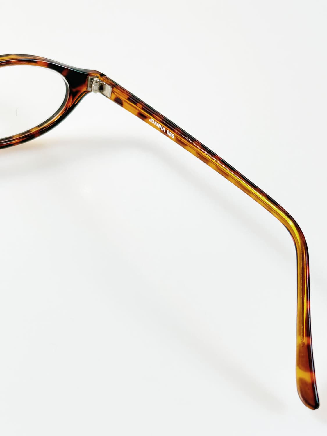 90s JOANNA 토터스쉘 뿔테 슬림 오벌 빈티지 안경 상품이미지6