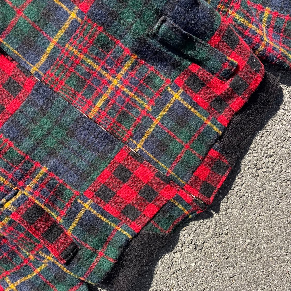 빈티지 울리치 패치워크 울 자켓 상품이미지5