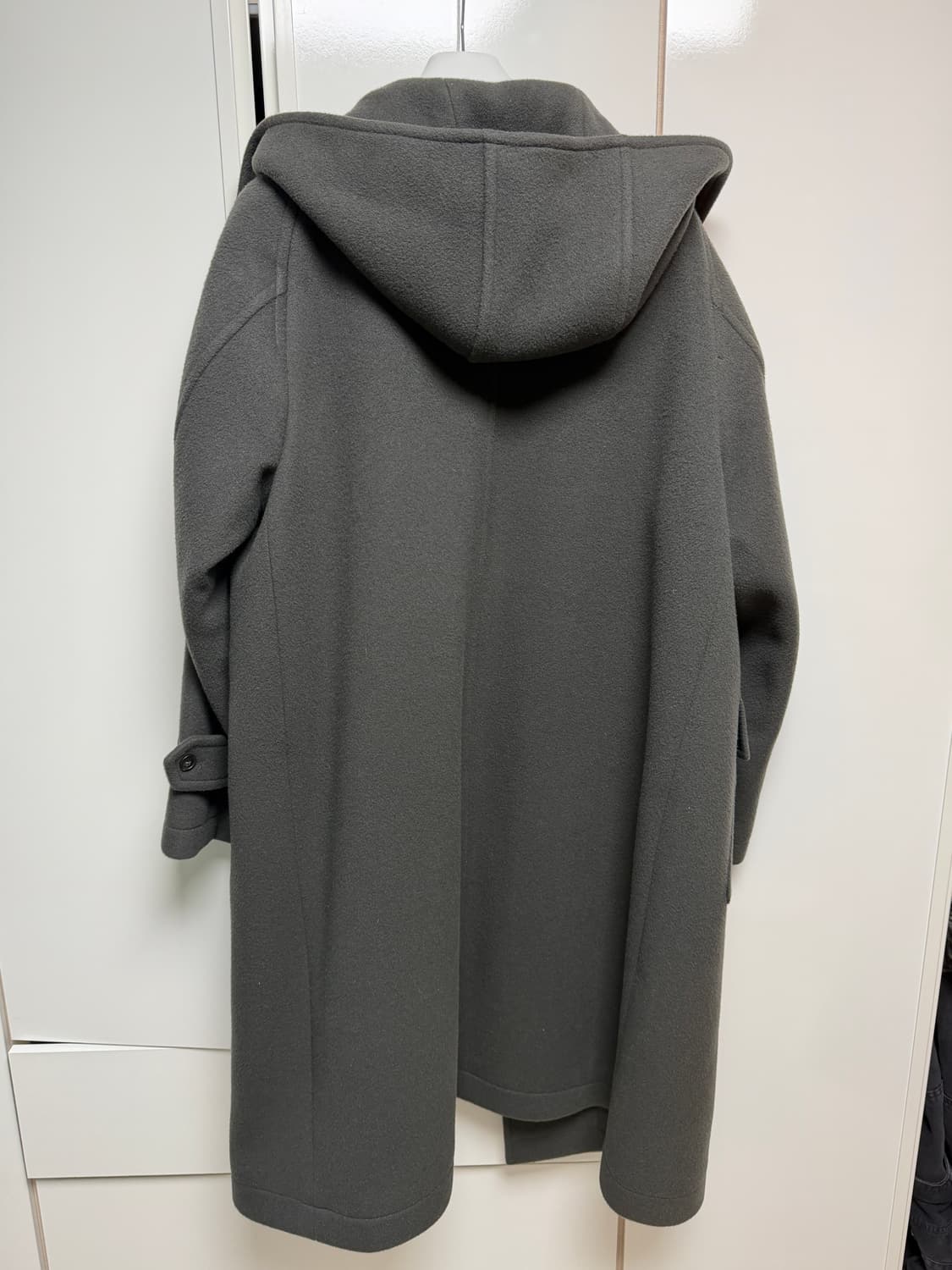 [L] 홀리선 후드 코트 차콜 그레이 22fw 상품이미지3