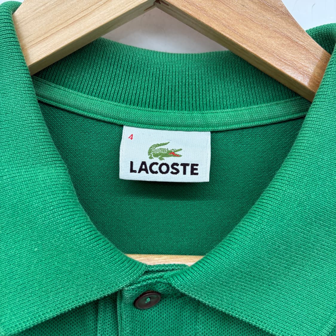 라코스테 그린 반팔 폴로티 남성M 상품이미지3