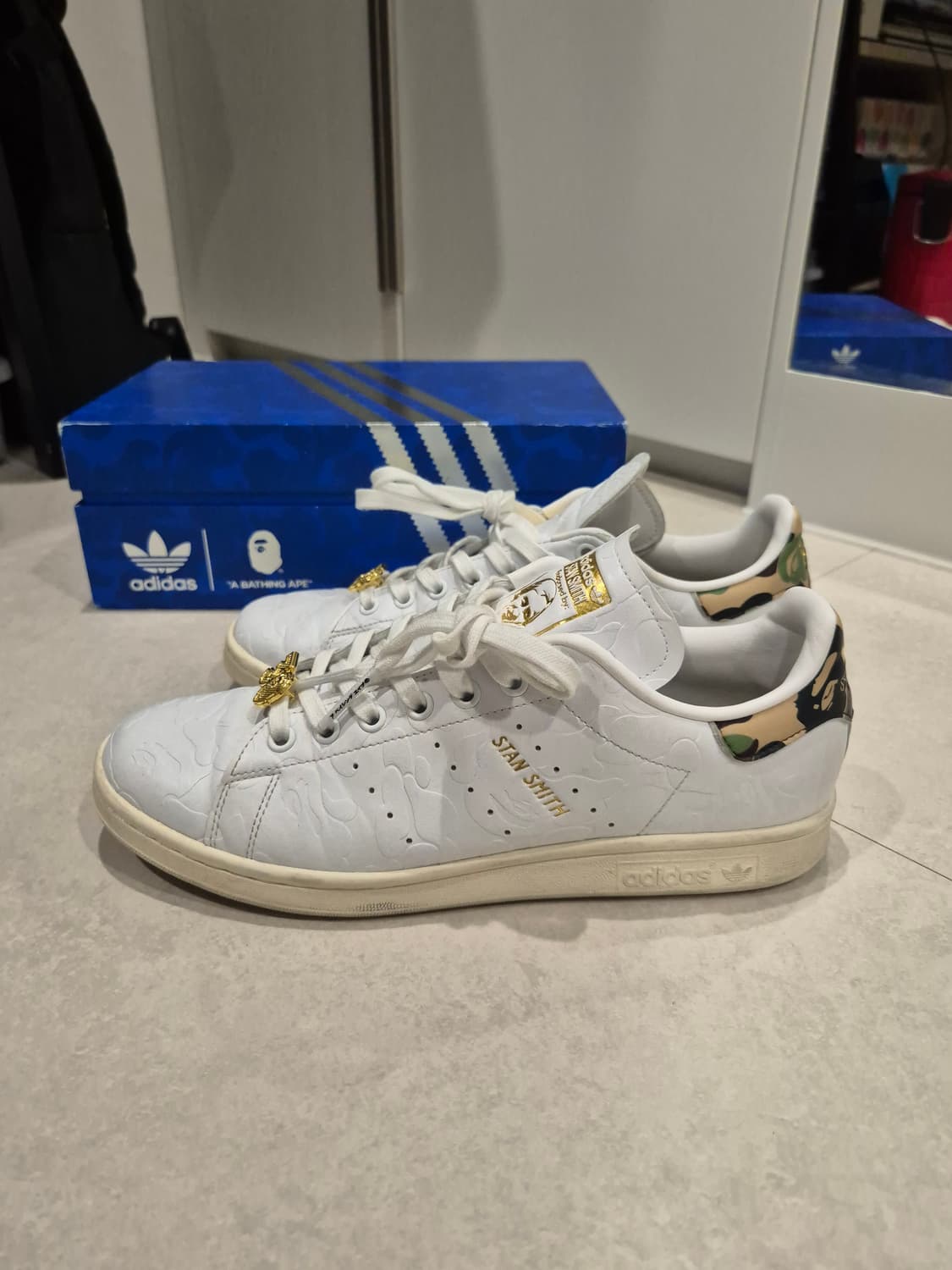 [아디다스 X 베이프] 스탠 스미스 오프 화이트 270 상품이미지3