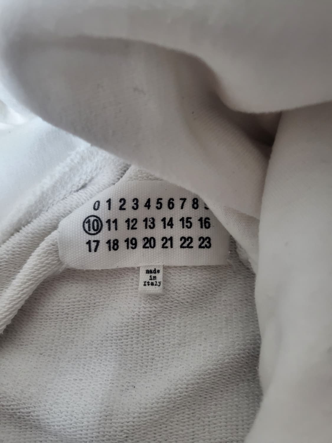 메종 마르지엘라 넘버링 화이트 후드티 52 상품이미지2