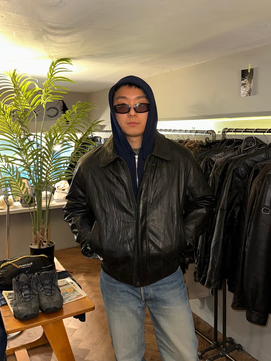 90’s London Fog genuine leather bomber  상품이미지3