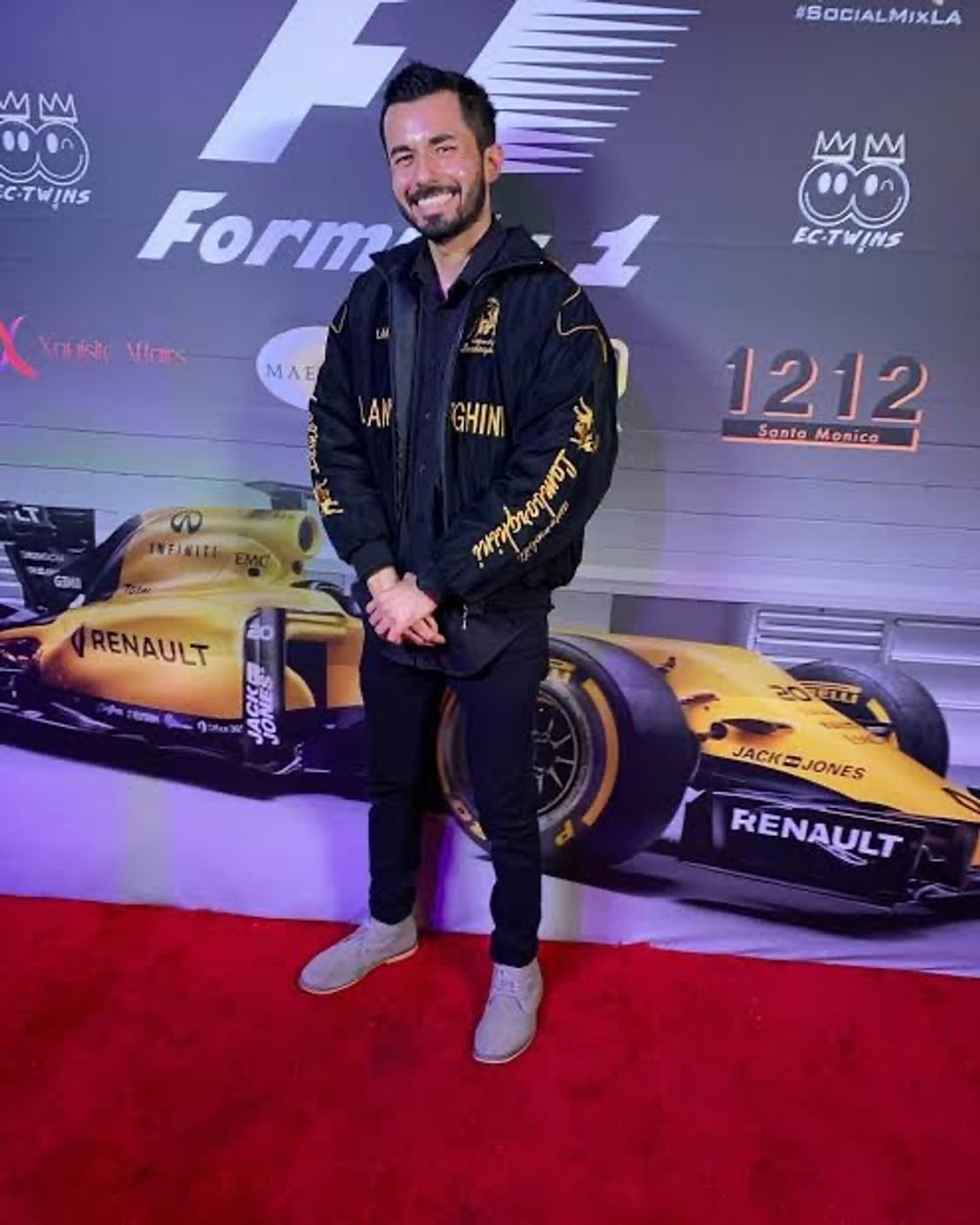 람보르기니 F1 에프원 레이싱 자켓 빈티지 점퍼 바이크 상품이미지3