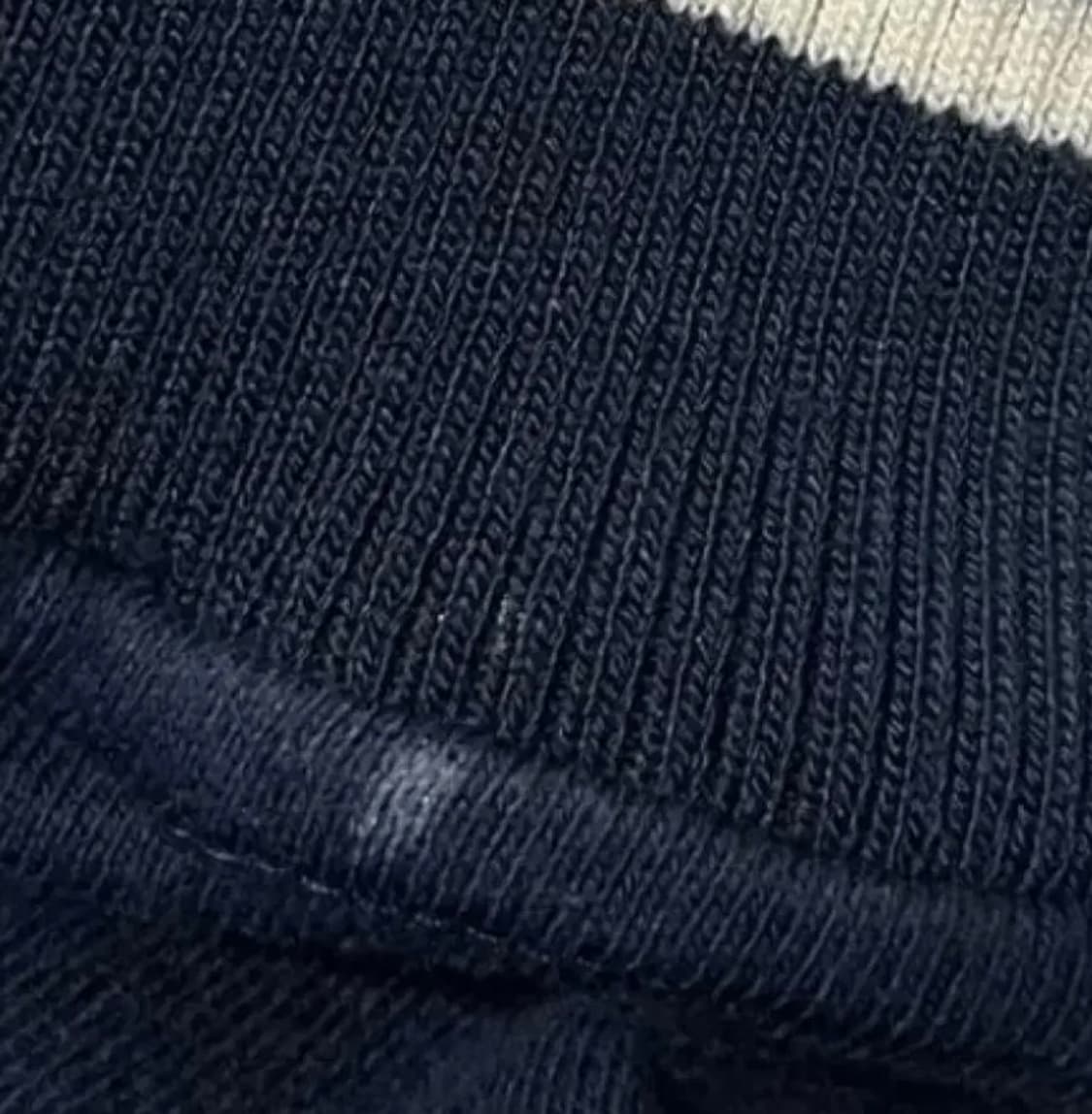 판완) 배드블루 로고 크롭 집업 네이비 / 빈티지 상품이미지7