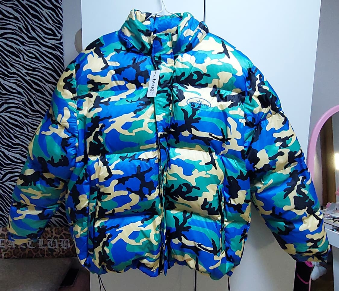 (네고O) 나일론 푸퍼 카모 패딩 새상품 (어웨이크 뉴욕) 상품이미지6