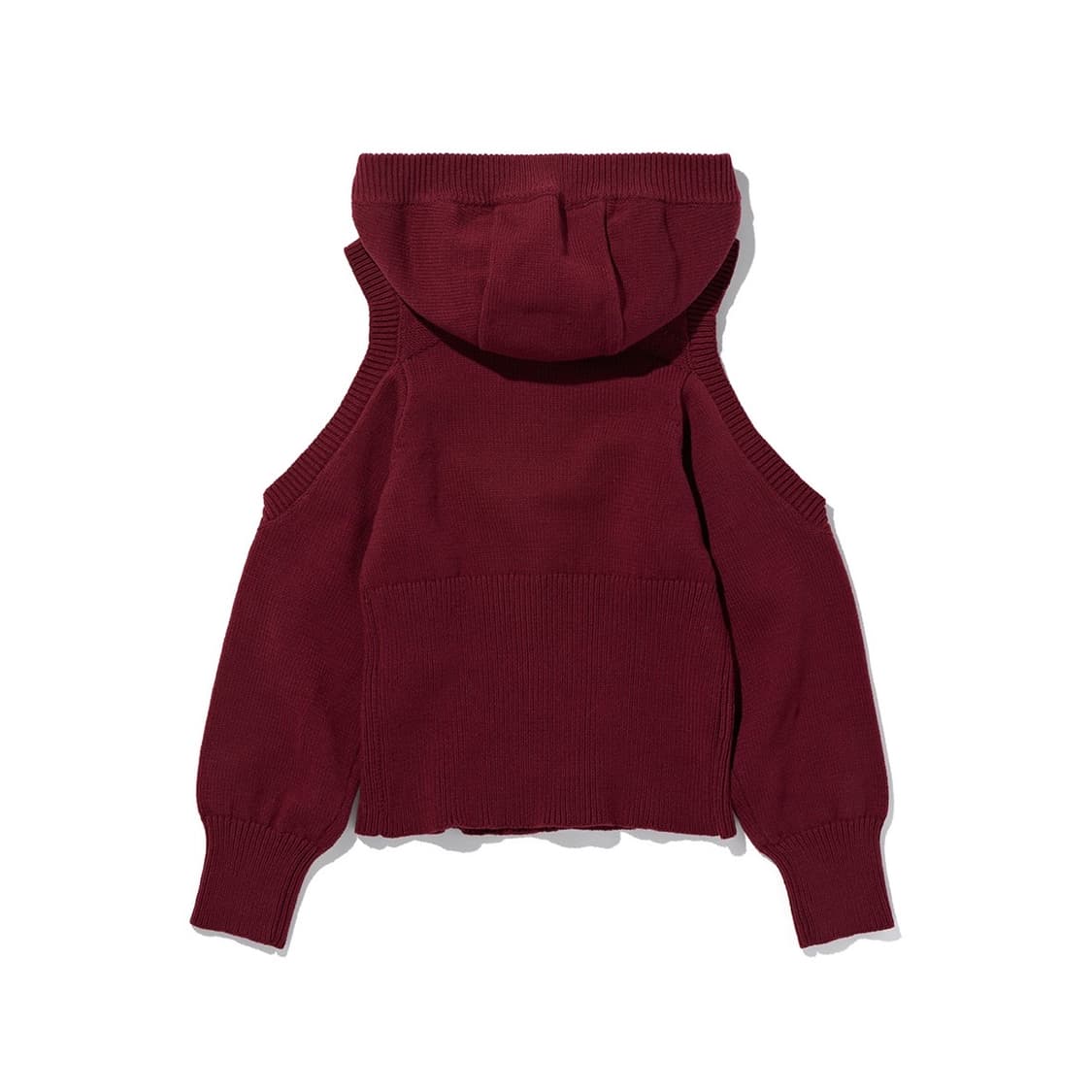 미스치프 컷아웃 숄더 니트 후디 (새상품) 상품이미지2