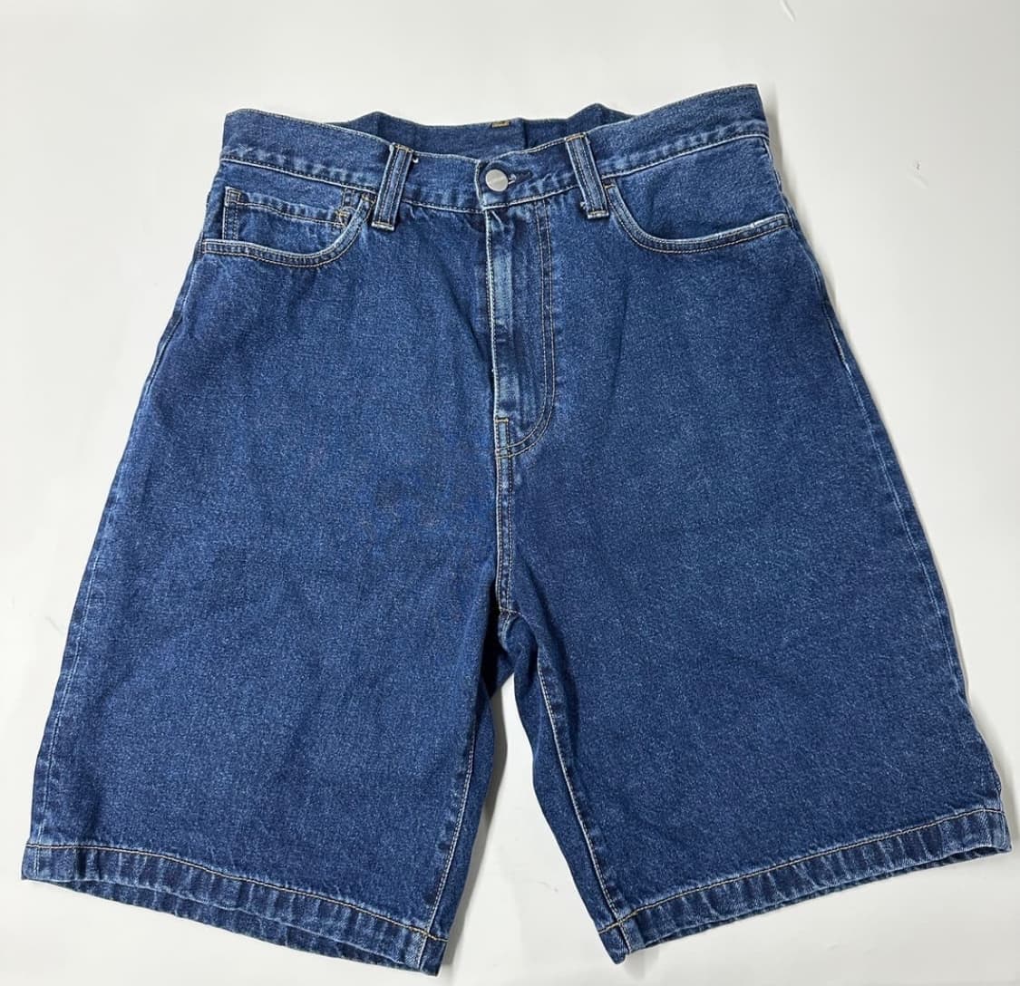 칼하트 랜든 데님 쇼츠 버뮤다 상품이미지1