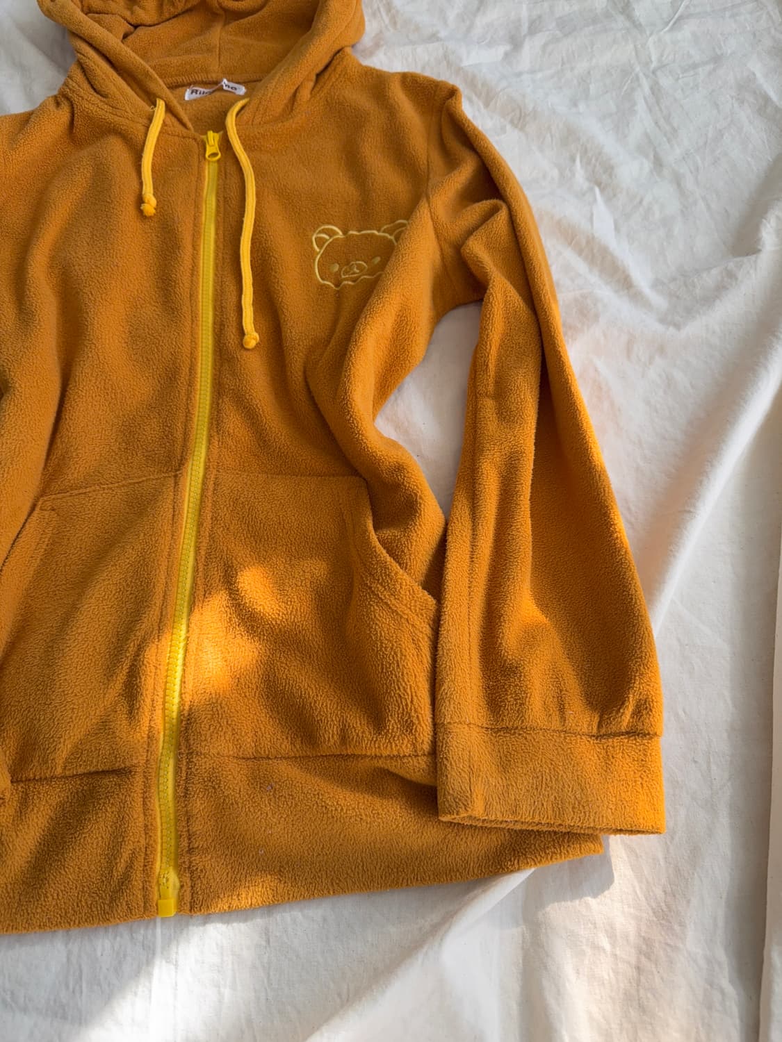 산엑스 리락쿠마 귀 포인트 후드집업 상품이미지4