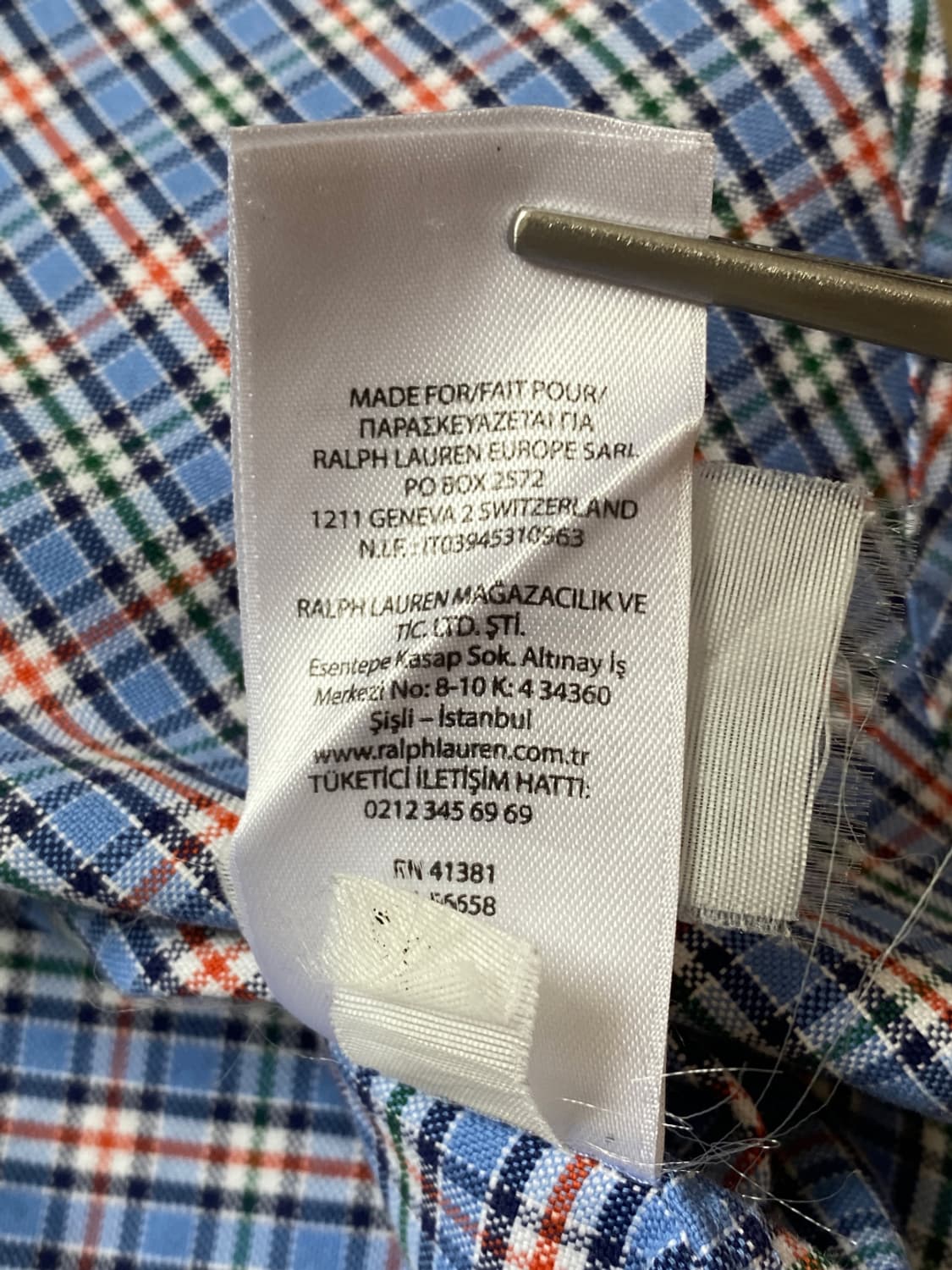 폴로 랄프로렌 체크 셔츠 (Man XL) AB0662 상품이미지10
