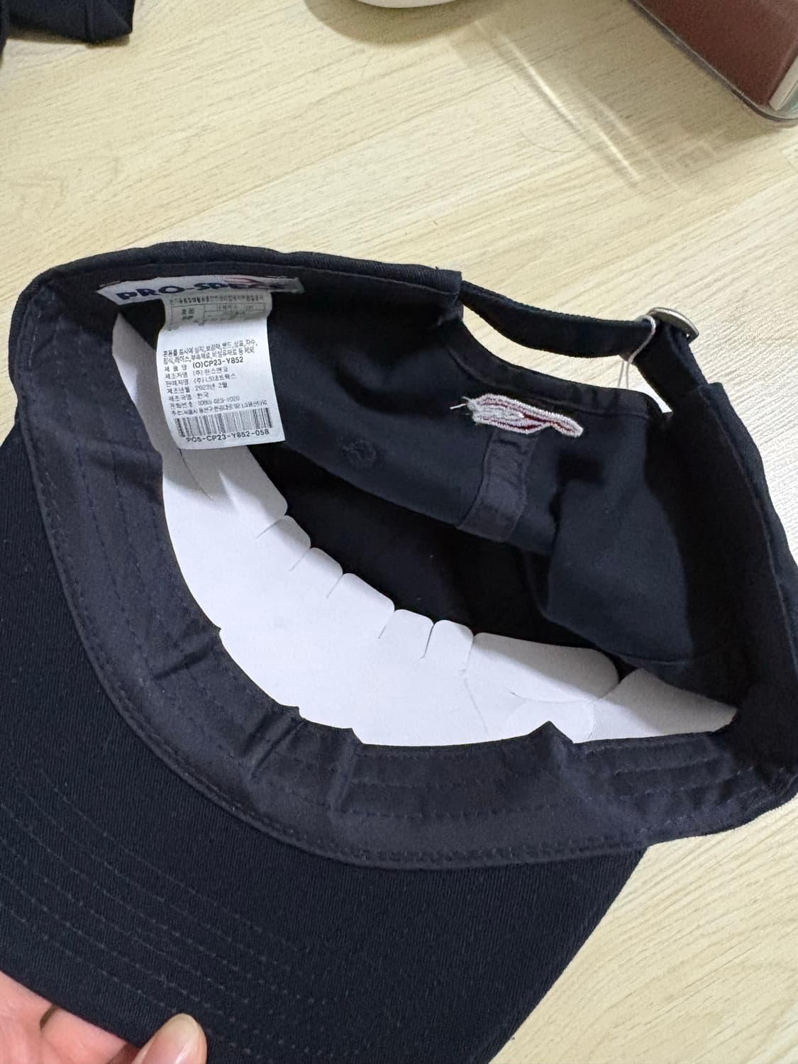 프로스펙스 OVAL LOGO 6-PANEL CAP NAVY 상품이미지2