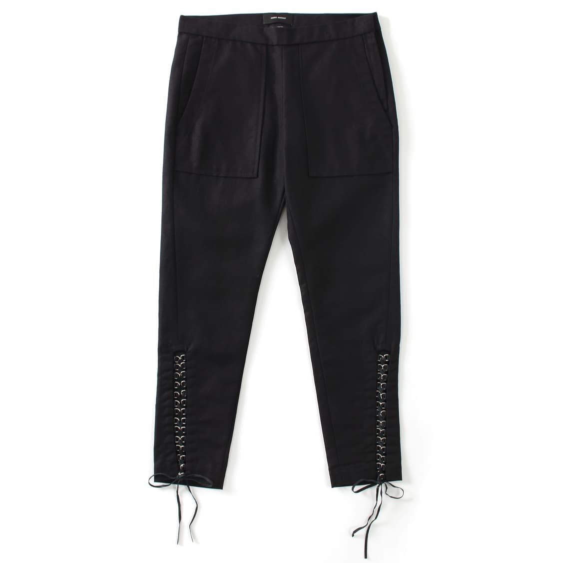 이자벨마랑 Isabel Marant 린넨 레이스업 블랙 슬림 팬츠 바지 상품이미지3